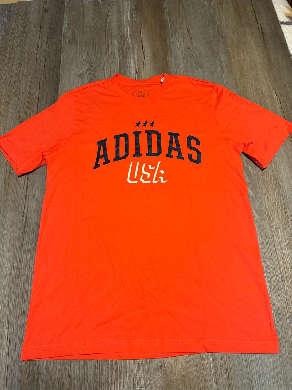 adidas Orange USA Graphic Short-Sleeve Tee